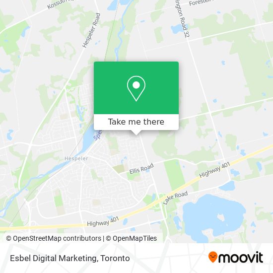 Esbel Digital Marketing map