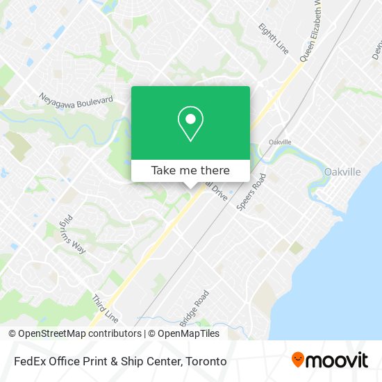 FedEx Office Print & Ship Center map