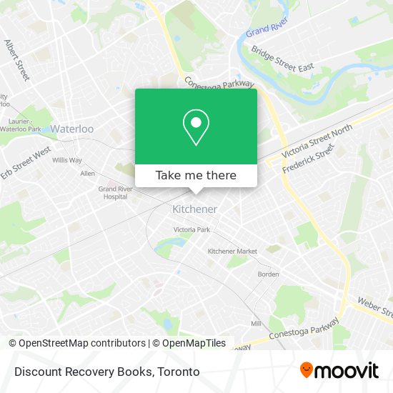 Discount Recovery Books map