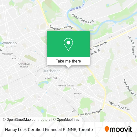 Nancy Leek Certified Financial PLNNR map