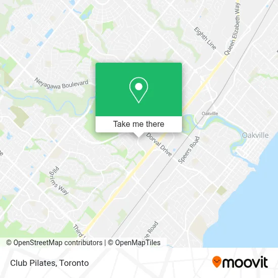 Club Pilates map