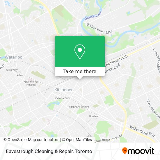 Eavestrough Cleaning & Repair map