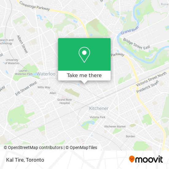 Kal Tire map