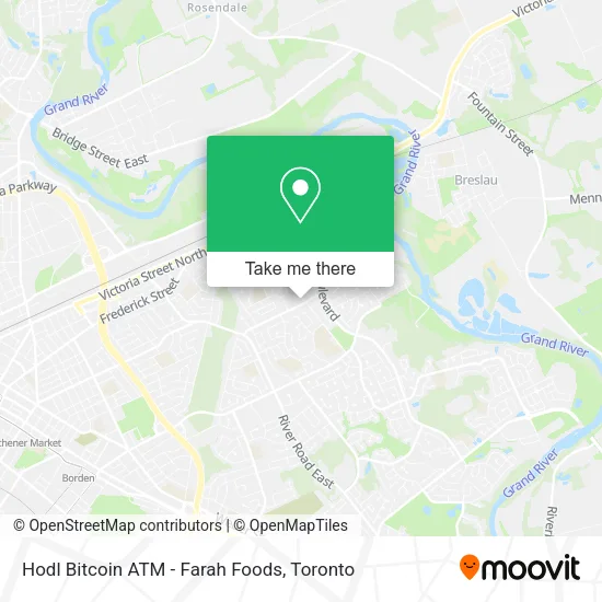 Hodl Bitcoin ATM - Farah Foods map