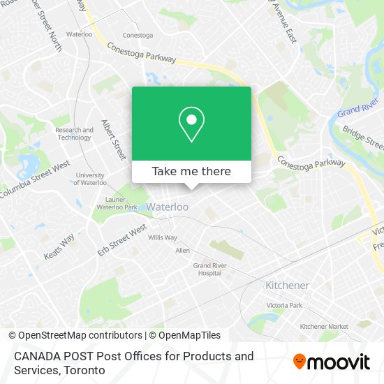 CANADA POST Post Offices for Products and Services plan