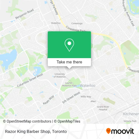 Razor King Barber Shop map