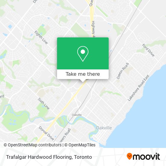 Trafalgar Hardwood Flooring map