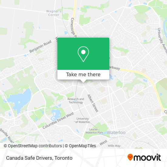 Canada Safe Drivers map