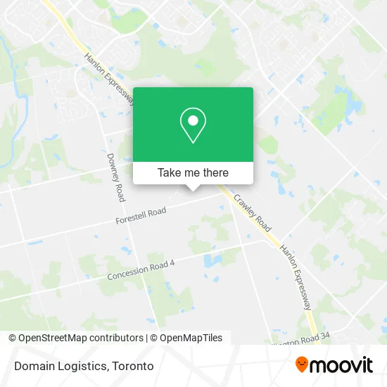 Domain Logistics map