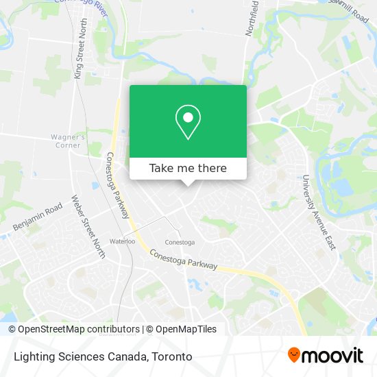 Lighting Sciences Canada map