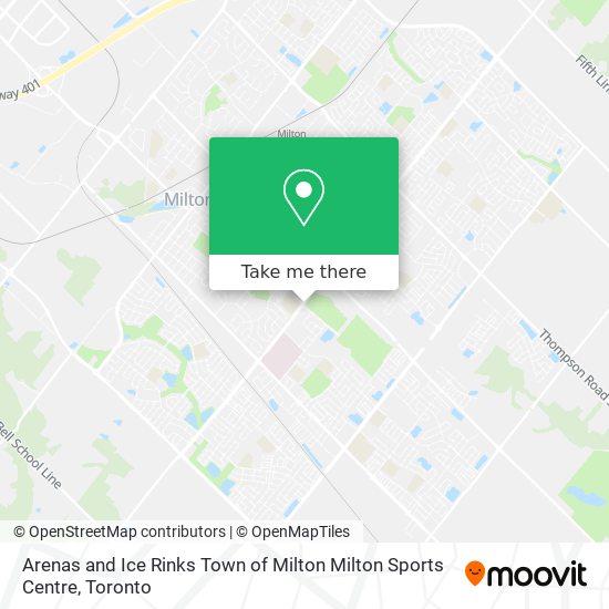 Arenas and Ice Rinks Town of Milton Milton Sports Centre plan