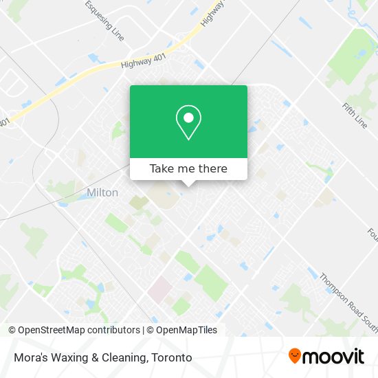 Mora's Waxing & Cleaning map