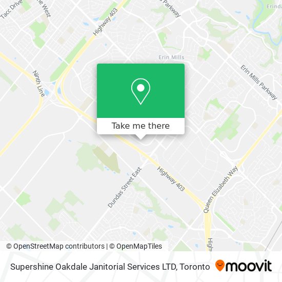 Supershine Oakdale Janitorial Services LTD map