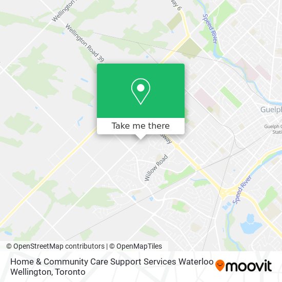 Home & Community Care Support Services Waterloo Wellington plan