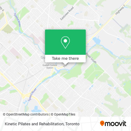 Kinetic Pilates and Rehabilitation map