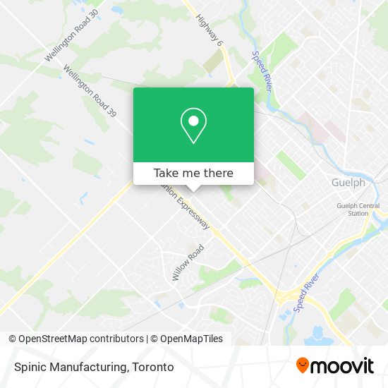 Spinic Manufacturing map