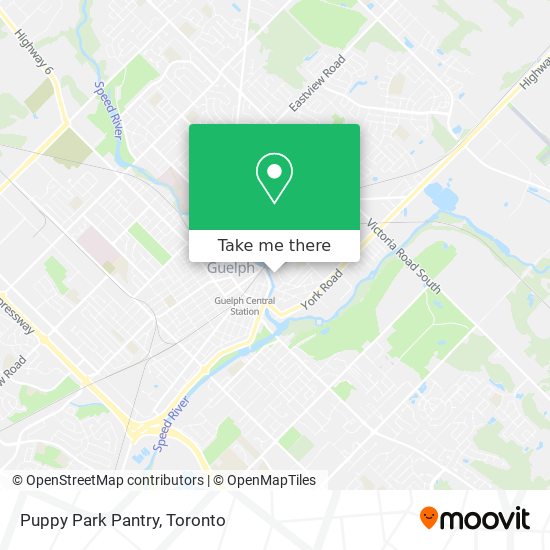 Puppy Park Pantry map