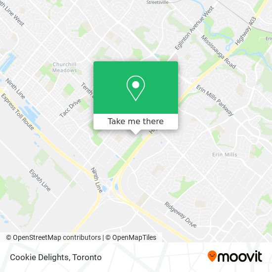 Cookie Delights map