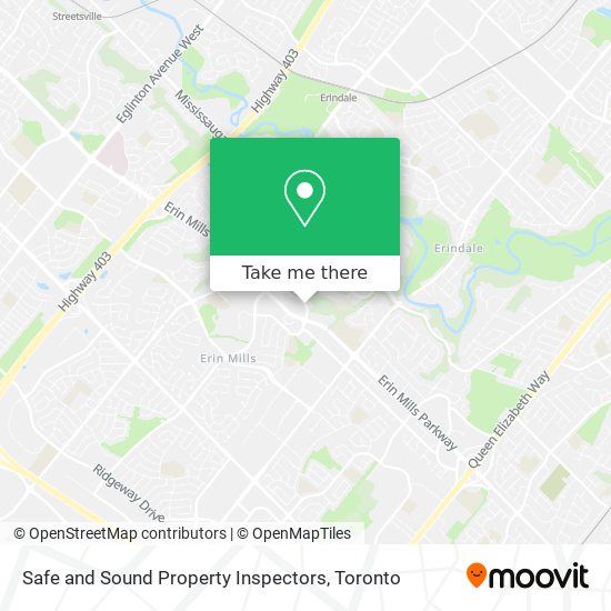 Safe and Sound Property Inspectors map