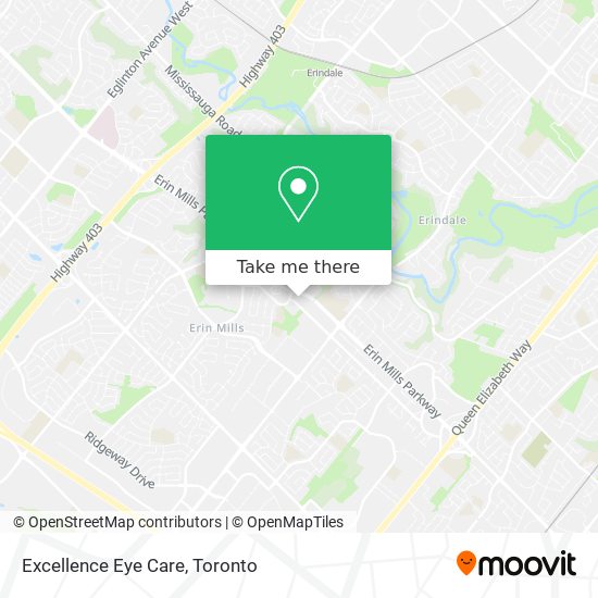 Excellence Eye Care map