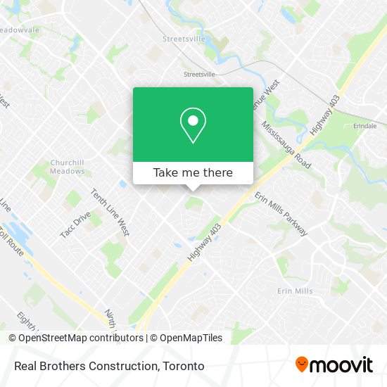 Real Brothers Construction map
