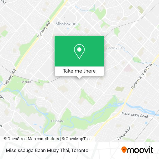 Mississauga Baan Muay Thai map