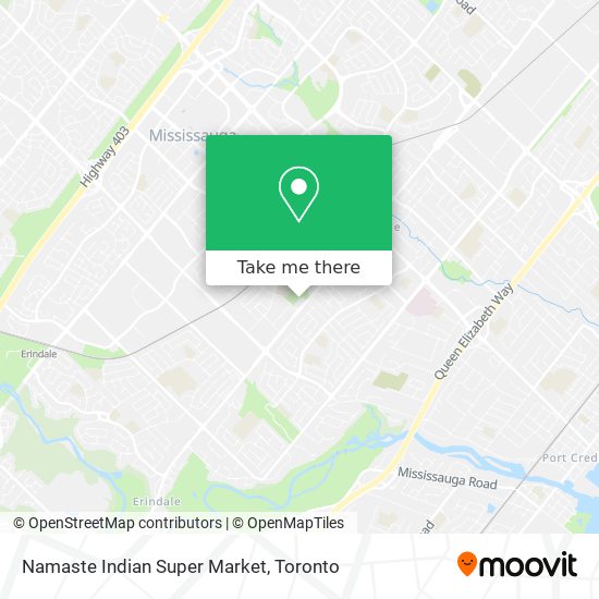 Namaste Indian Super Market map