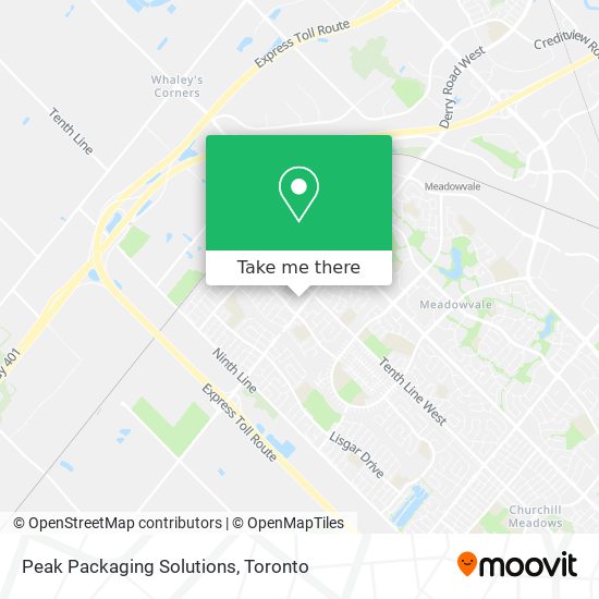 Peak Packaging Solutions map