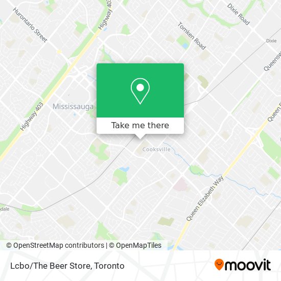 Lcbo/The Beer Store map