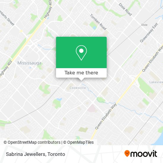 Sabrina Jewellers map