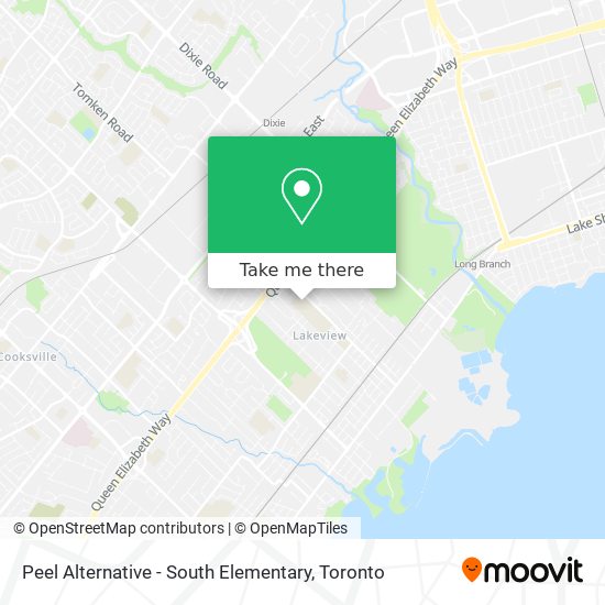 Peel Alternative - South Elementary map