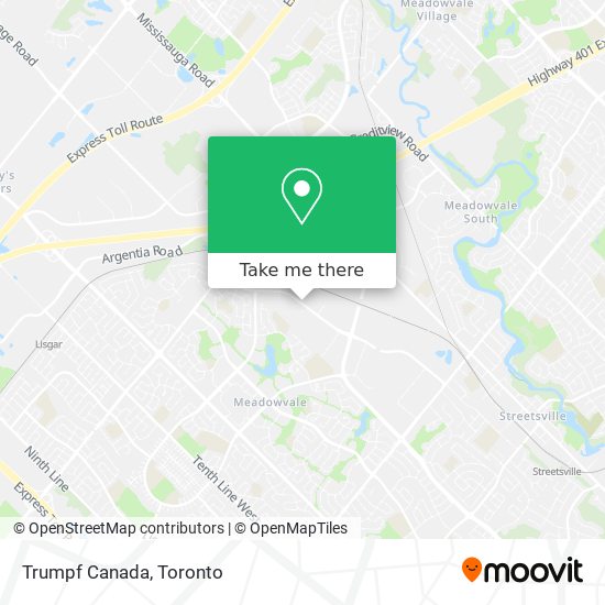 Trumpf Canada map