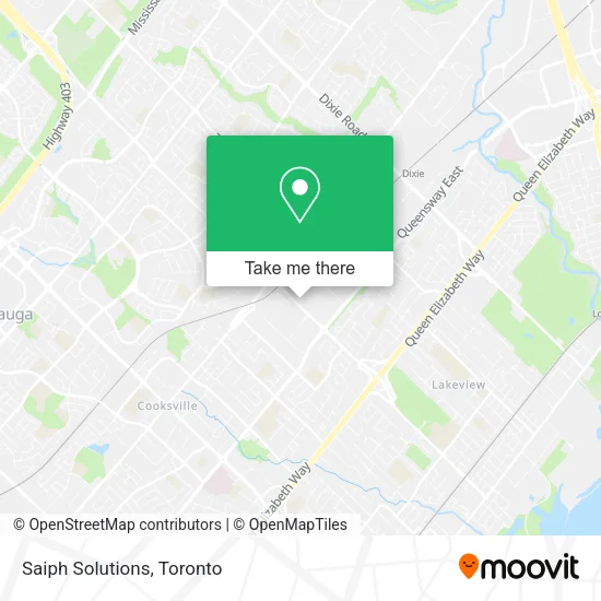 Saiph Solutions map