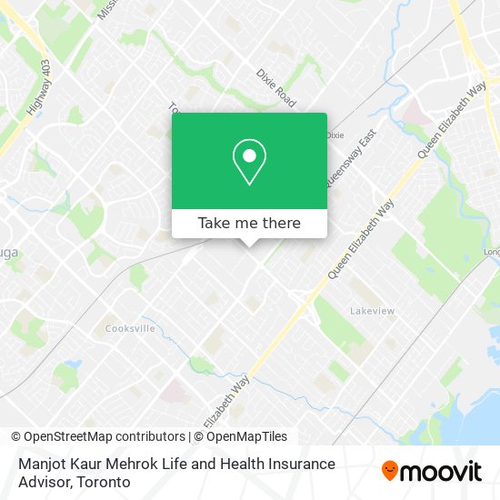 Manjot Kaur Mehrok Life and Health Insurance Advisor map