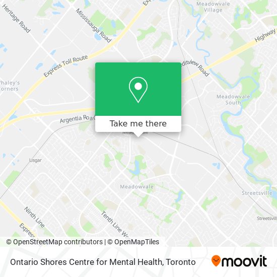 Ontario Shores Centre for Mental Health map