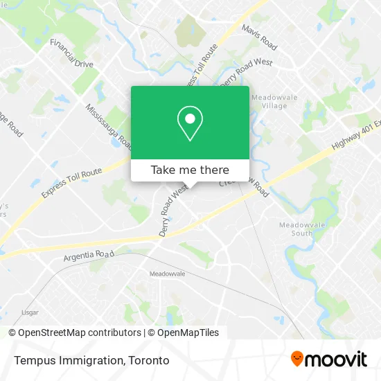 Tempus Immigration map