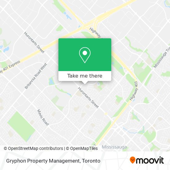 Gryphon Property Management map