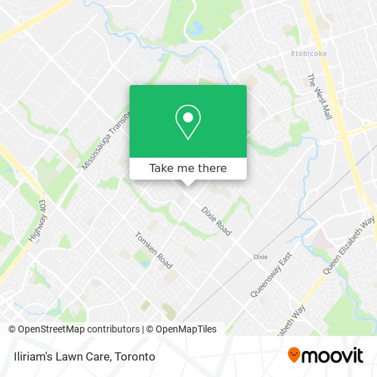 Iliriam's Lawn Care map