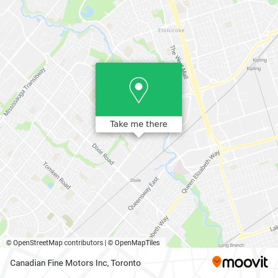 Canadian Fine Motors Inc map