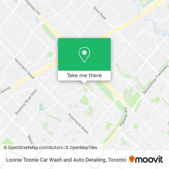 Loonie Toonie Car Wash and Auto Detailing map