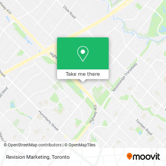 Revision Marketing map