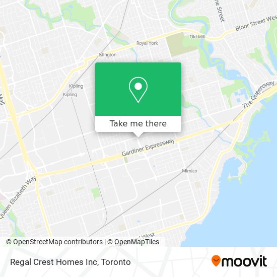 Regal Crest Homes Inc map