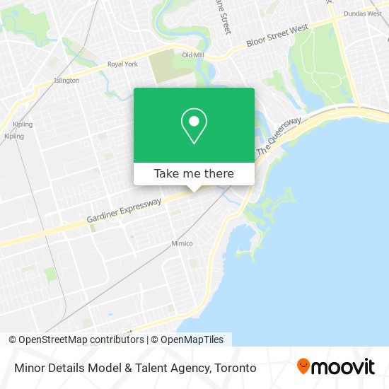 Minor Details Model & Talent Agency map