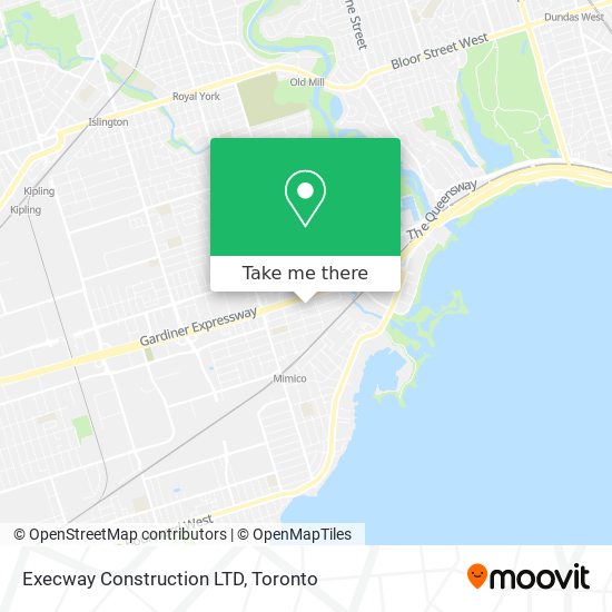 Execway Construction LTD map