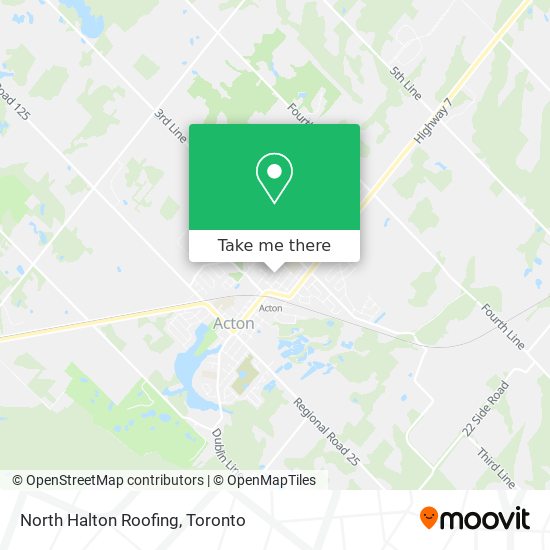 North Halton Roofing plan