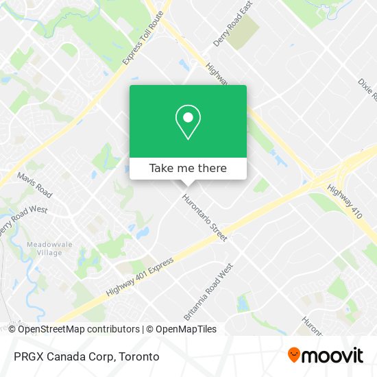 PRGX Canada Corp map