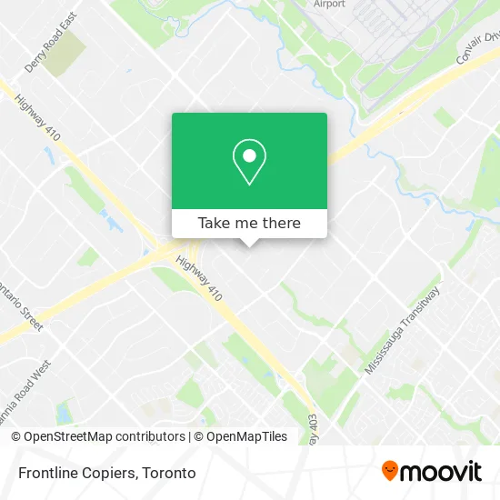 Frontline Copiers map