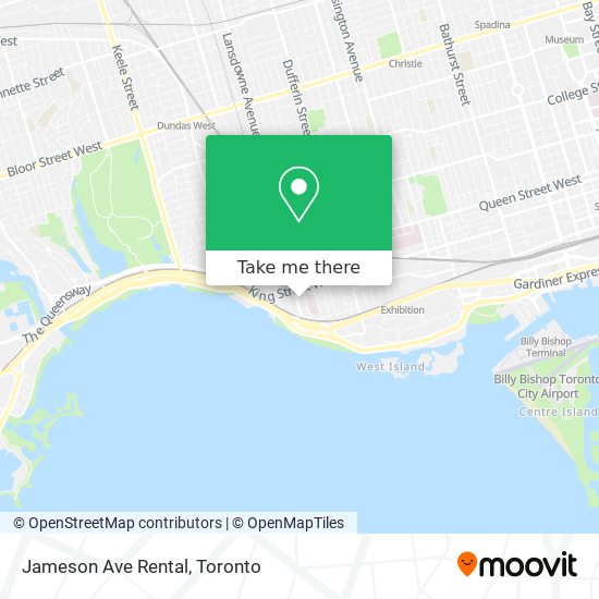 Jameson Ave Rental map