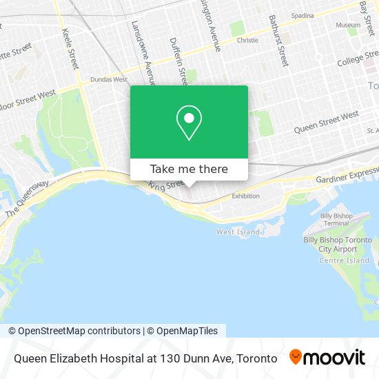 Queen Elizabeth Hospital at 130 Dunn Ave map