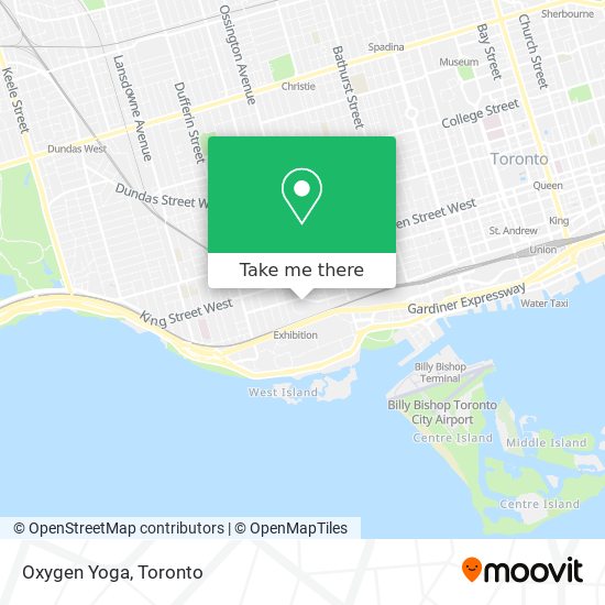 Oxygen Yoga map
